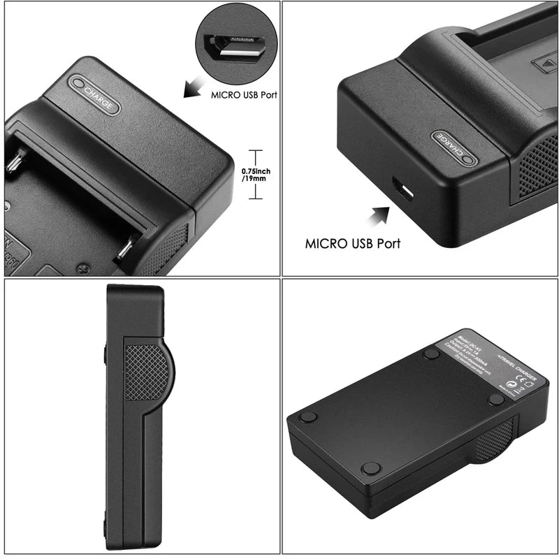 Camera Battery Charger for Canon Rebel XTi XT EOS 350D 400D G7 G9 NB-2L NB-2LH