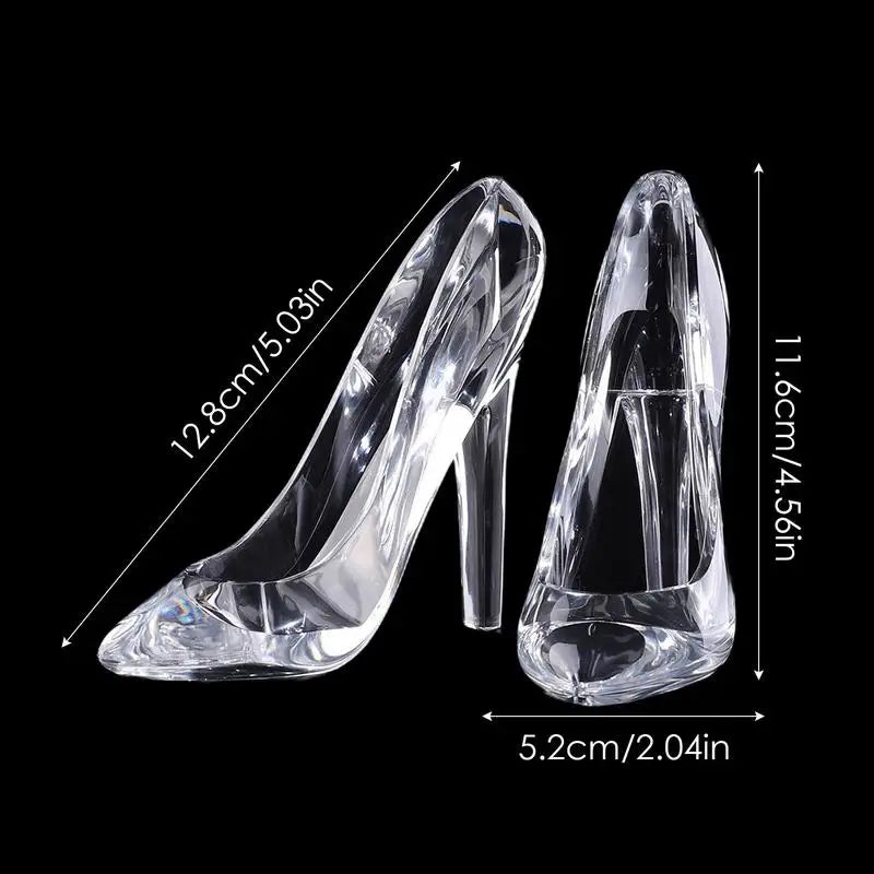 Crystal Shoe Figurine for Home Decor and Gifts - Fairy Tale Gift for Kids and Adults