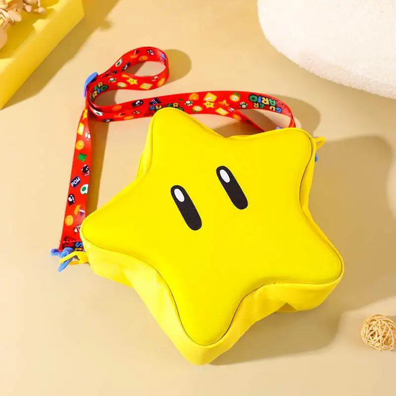 Cute Lucky Stars Anime Crossbody Bag PU Leather Backpack Kawaii Cosplay Schoolbag Gift