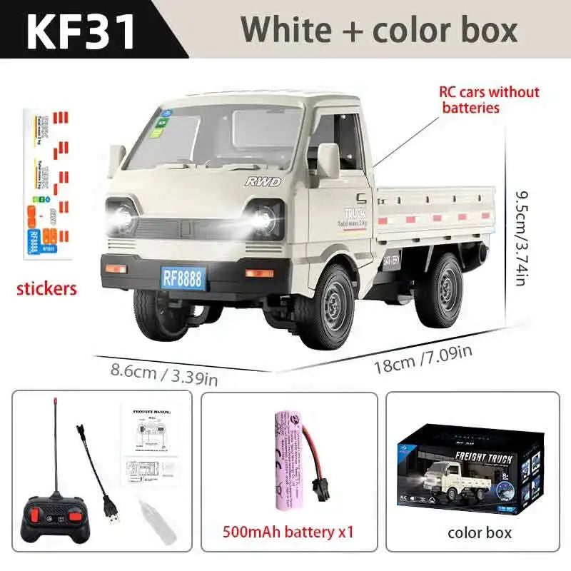 1:16 RC Truck with Spray Lights and LED Lighting, Climbing & Drift Fun
