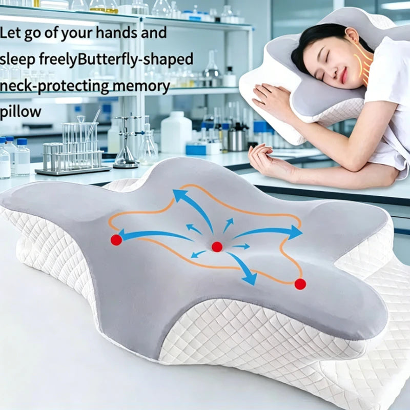 Ergonomic Orthopedic Neck Cushion Support Pillow for Soreness Relief
