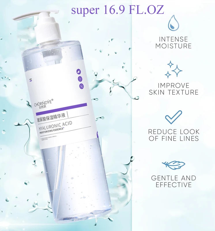 Hydrating Face Serum with Hyaluronic Acid 500ml - Deep Moisture & Refreshing Glow