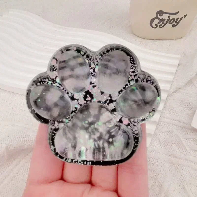 Halloween Starry Sky Cat Claw Squishy Fidget Toy Silicone Stress Relief Toy