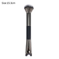 Dual-End Nose Contour Makeup Brush for Face & Eyeshadow - Highlight & Shadow Tool