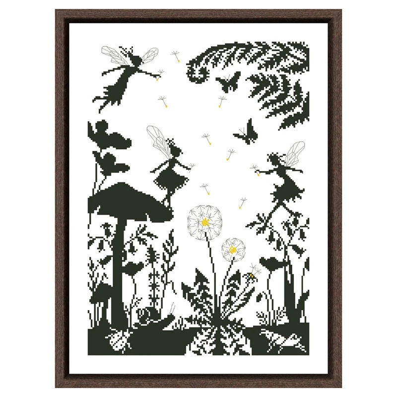 Cross Stitch Kit with Multiple Patterns and Sizes - Embroidery Canvas & Needlework Supplies