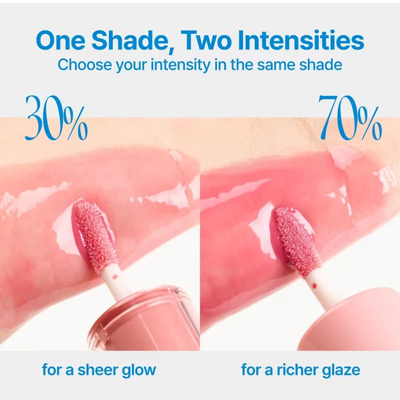 3D Volumizing Lip Gloss - Hydrating, Clear Shine, Non-Sticky, Korean Makeup