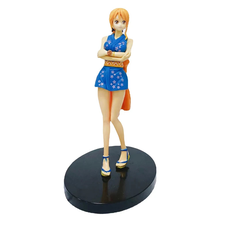 Anime Action Figure Collectible - One Piece Luffy & Yamato PVC Model Toys