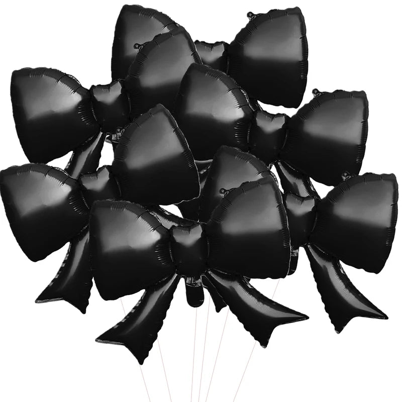 6pcs Black Foil Balloons for Halloween Party Decorations