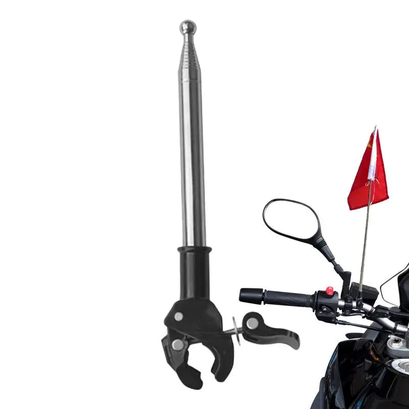 Portable Stainless Steel Telescopic Flag Pole for Vehicles, Boats & Bicycles