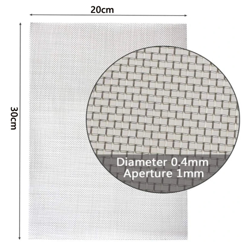 Stainless Steel Mesh Screen Filter Sheet for Home & Industrial Use