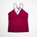 Women’s Seamless Twist Front Longline Yoga & Workout Tank Top – Fitness Vest