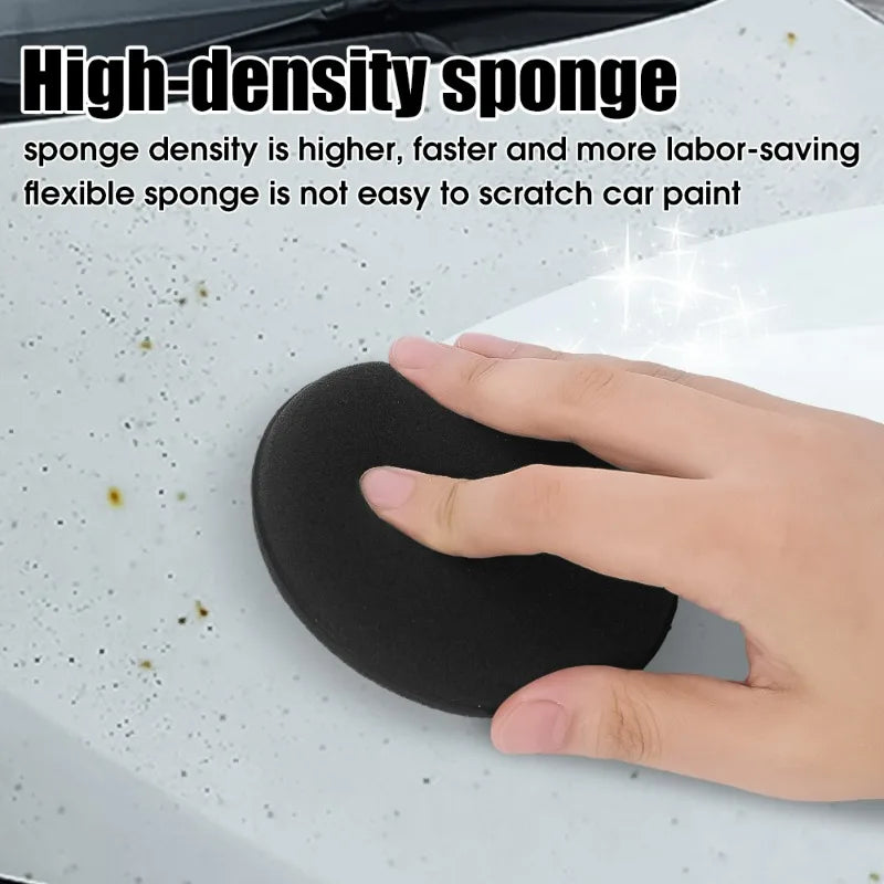 Car Waxing Polish Foam Sponge - High Density Applicator for Auto Detail & Cleaning