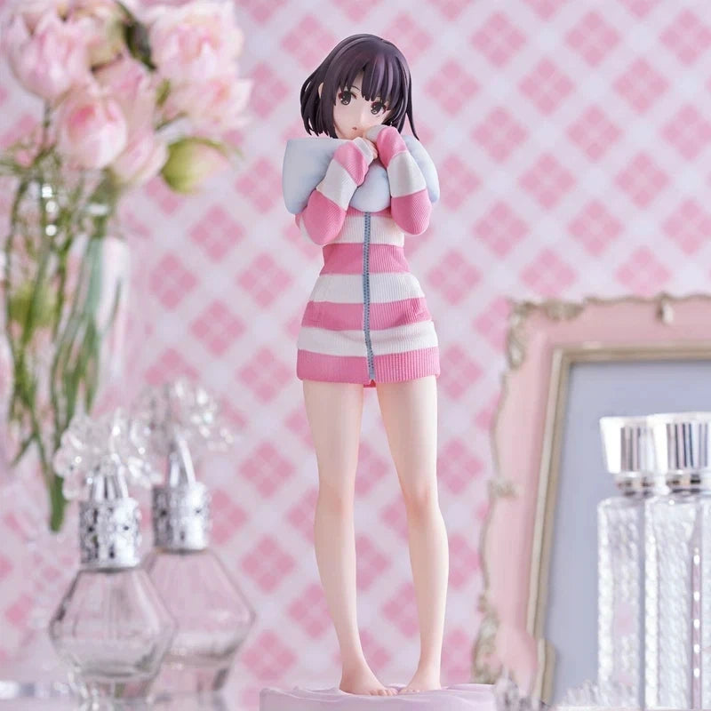 Anime Figurine Megumi Kato Pajamas Ver. Collectible Model Desktop Ornament