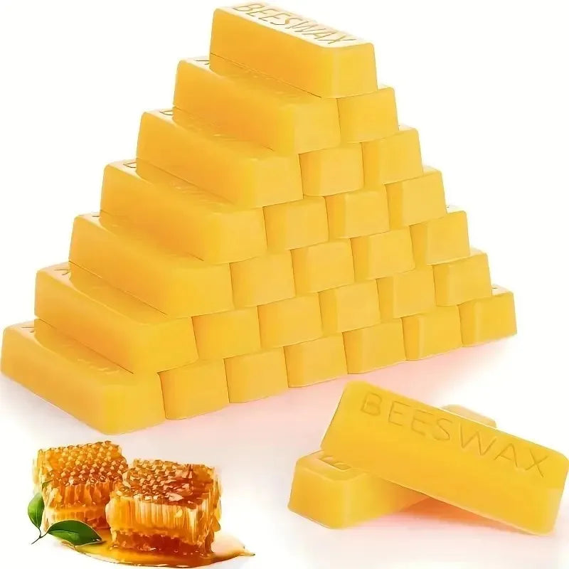 Natural Beeswax Candle and Furniture Polishing Sticks - 3/10/8pcs