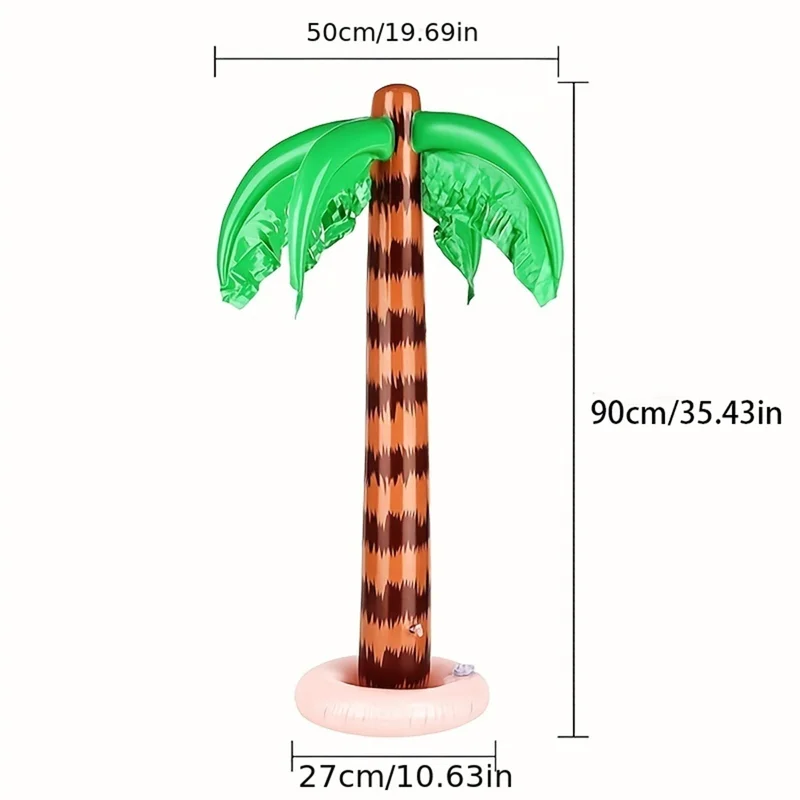 95cm Inflatable Coconut Tree Outdoor Decoration for Garden Pool Yard