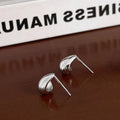 Sterling Silver Water Drop Earrings for Women Minimalist Trendy Jewelry Gift