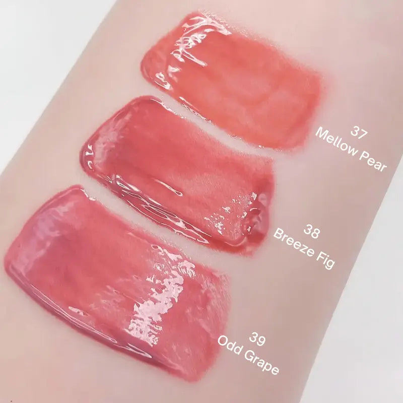 Juicy Lasting Lip Tint Set - 7 Shades, Glossy Glass-Like Finish, Korean Cosmetic