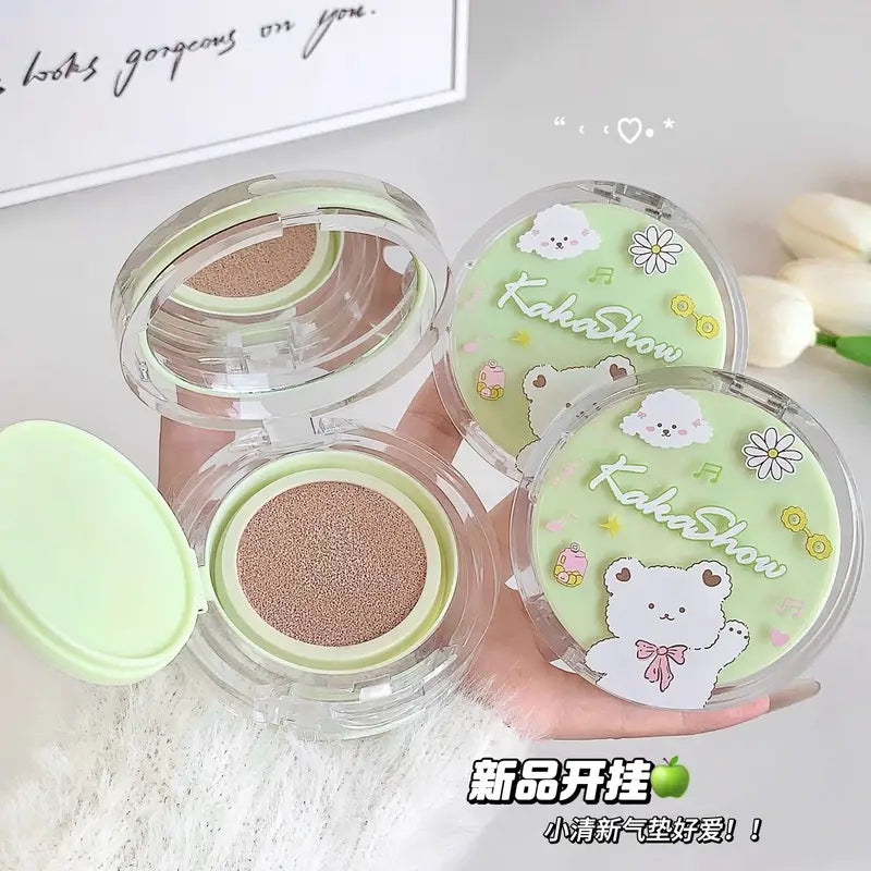 Air Cushion Base Makeup Concealer with Moisturizing and Oil Control - Light, Whitening, Long-Lasting