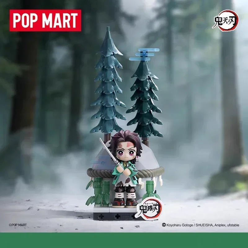 POP MART Demon Slayer Unwavering Resolve Arc Mystery Bag Anime Doll Figures Blind Box Collectible Toy