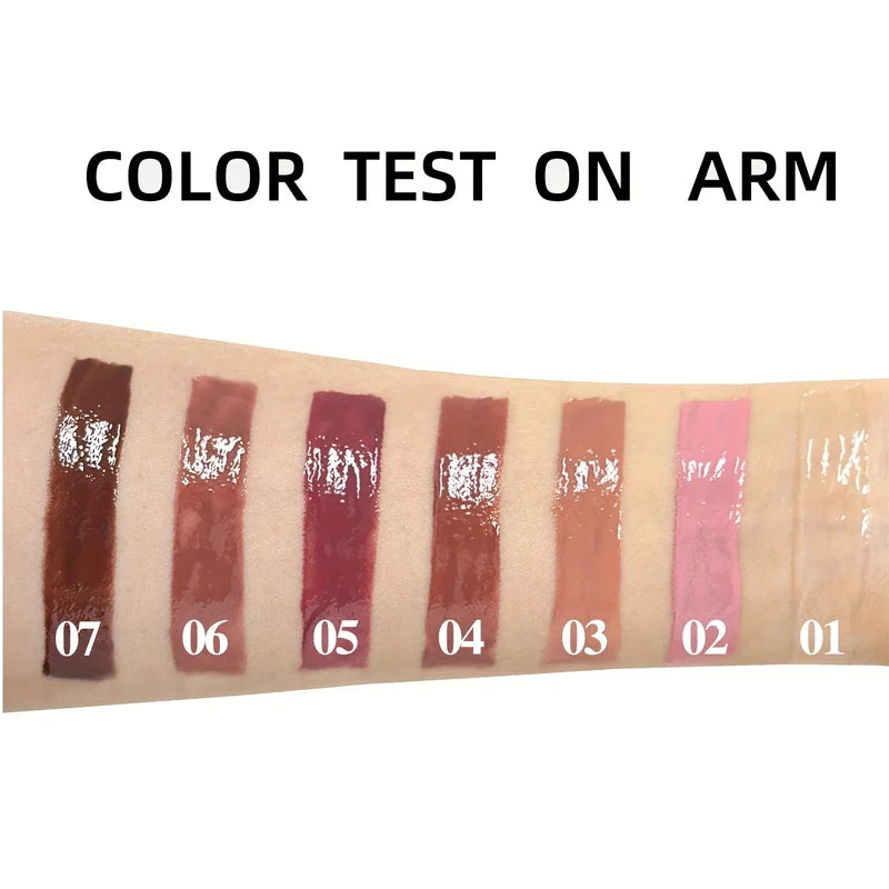 Hydrating Lip Oil with Tinted Shades - Plumping & Moisturizing Gloss for All Skin Types