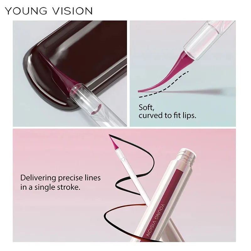 3-Piece Waterproof Lip Gloss Set - Long Lasting Lipstick for Any Occasion