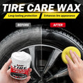 Car Tire Care Wax Protective Coating 150g Gloss Enhancer for All Vehicles