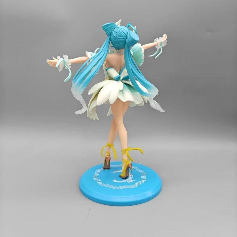18cm Hatsune Miku Anime Action Figure Cheerleader Collectible Toy - PVC Model