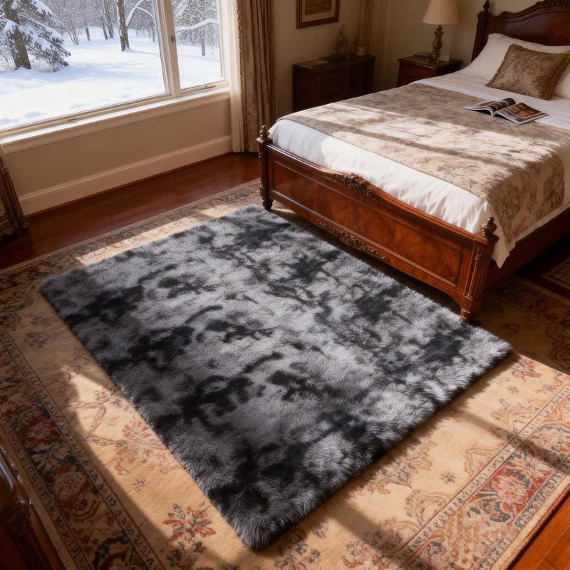 Large Shag Area Rug for Living Room & Bedroom | Ultra Soft Fluffy Floor Decor