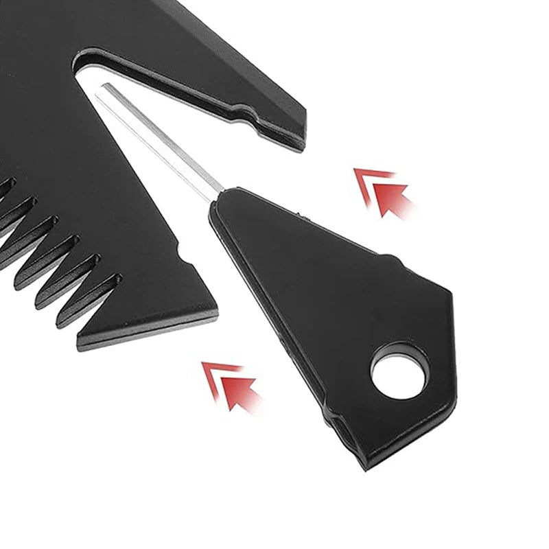 Surfboard Wax Comb with Fin Key - Water Sports Cleaning Tool