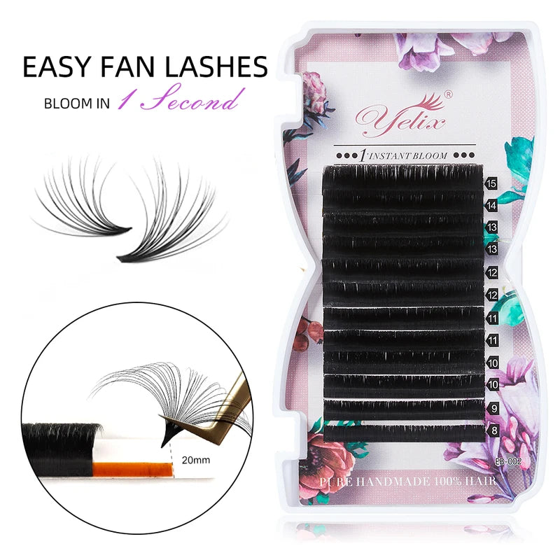 Eyelash Extension Fans - Faux Mink Volume Lashes for Lash Artists