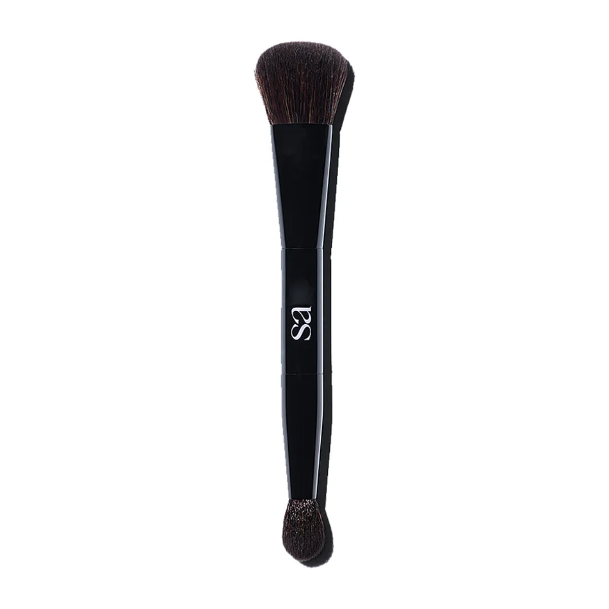 Dual-Ended Makeup Brush for Concealer, Sculpt, and Blush - Soft Synthetic