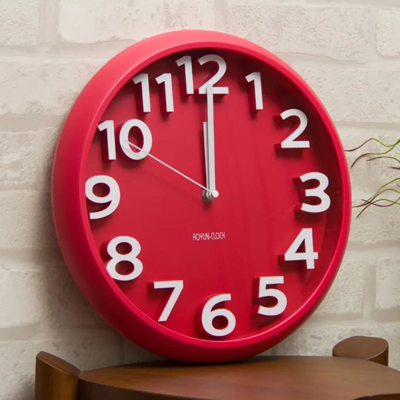 Modern Minimalist Wall Clock for Living Room Silent Home Decor - 10 or 8 Inch