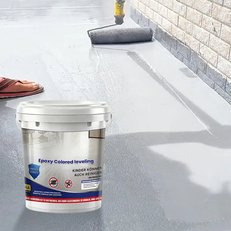 Garage Floor Epoxy Paint Non-Slip High-Gloss Coating Waterproof Floor Finish