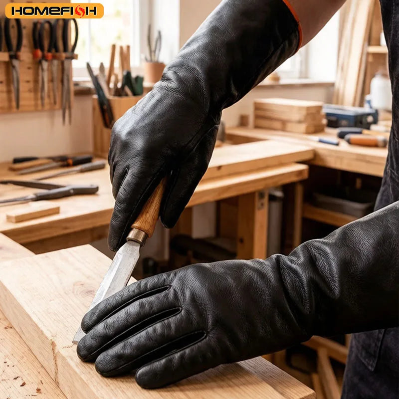 35cm Latex & Rubber Cleaning Gloves for Dishwashing & Kitchen Use