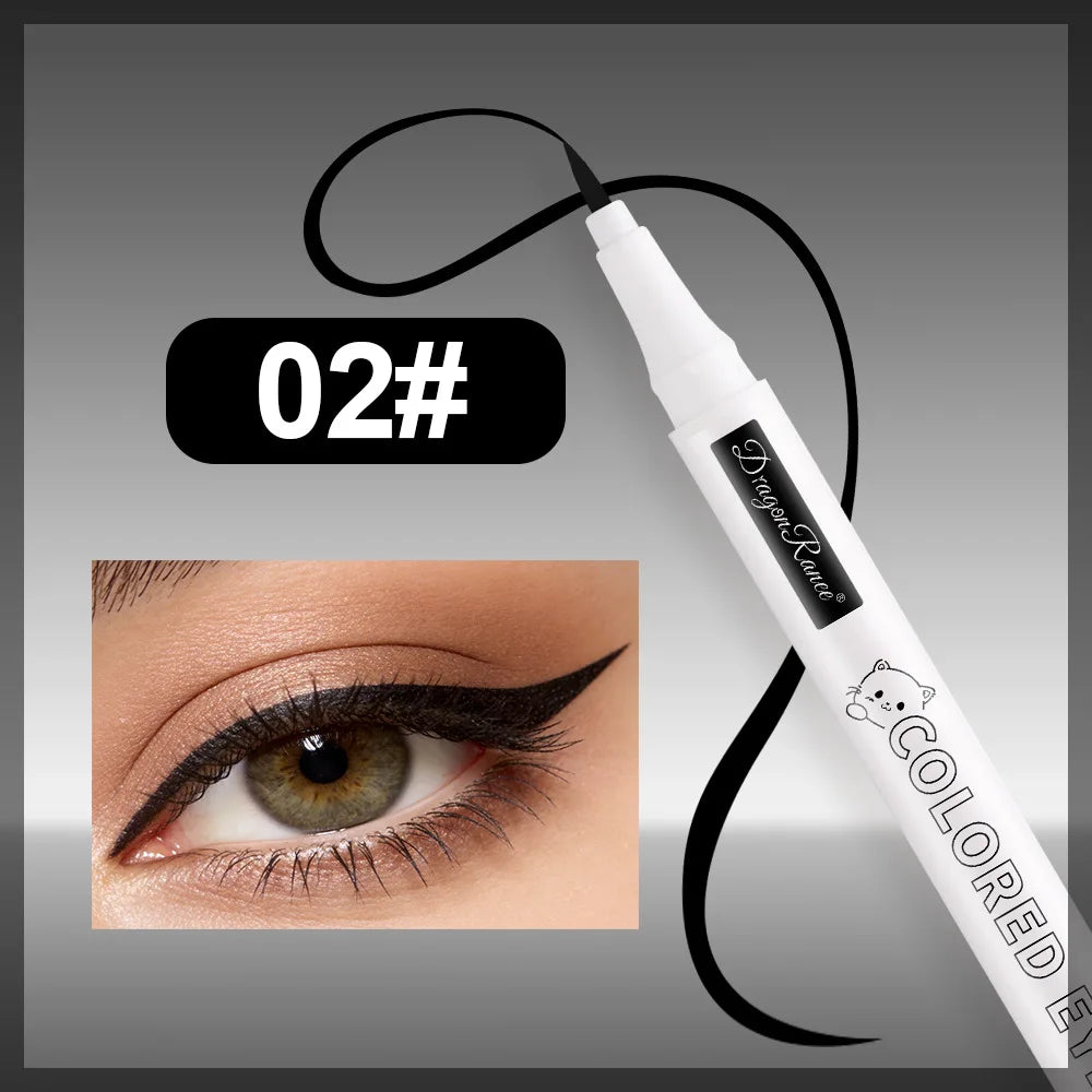 High Pigment Waterproof Eyeliner Pen - Long Lasting Matte & Smoky Looks