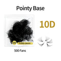 Premade Lash Fans 6D-20D Volume Eyelash Extensions Slim Pointed Base