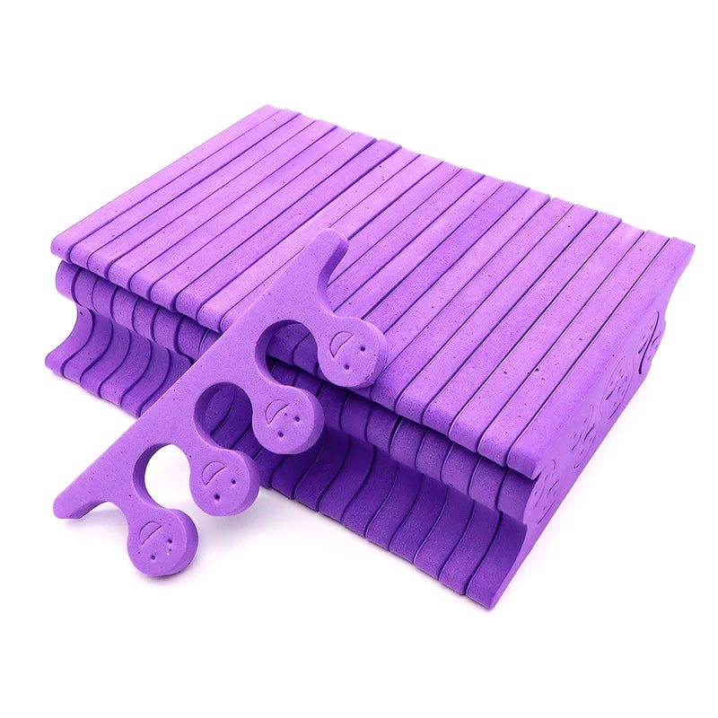 50/100Pcs Nail Art Toe Separator Set Soft Sponge Pedicure Tool for Manicure & Foot Care