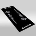 Motorcycle Parking Mat Non-Slip Garage Rug with Vivid Printing