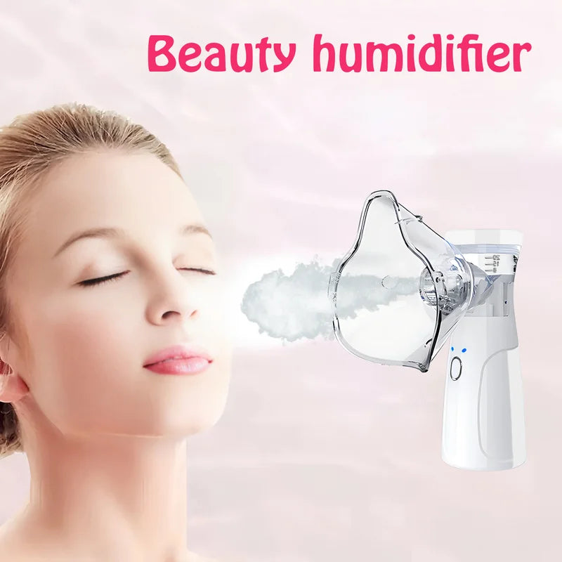 Nano Mist Facial Steamer Handheld Hydrating Skin Care Portable Humidifier