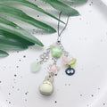Y2K Handmade Beaded Cat Lanyard Phone Pendant Bag Charm Keychain for Girls