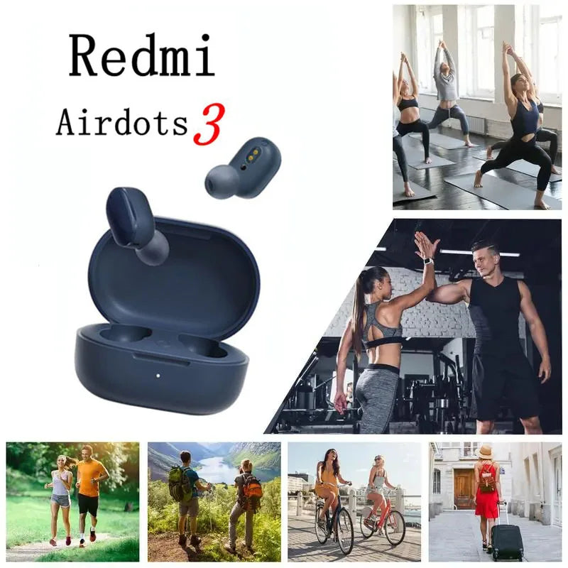 Wireless Bluetooth Earbuds with Mic for Sports Gaming - True TWS Headphones