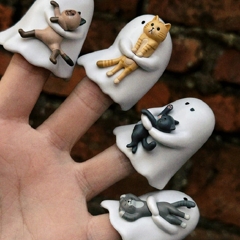 Mini Cat Series Collectible Figures Blind Box Office Desk Decorations Gift