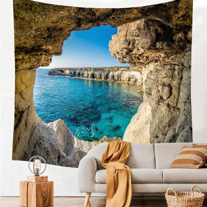 Mountain Forest Tapestry Wall Hanging Decor for Living Room & Bedroom