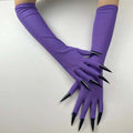 Halloween Ghost Claw Gloves Long Nail Costume Accessory for Stage and Party