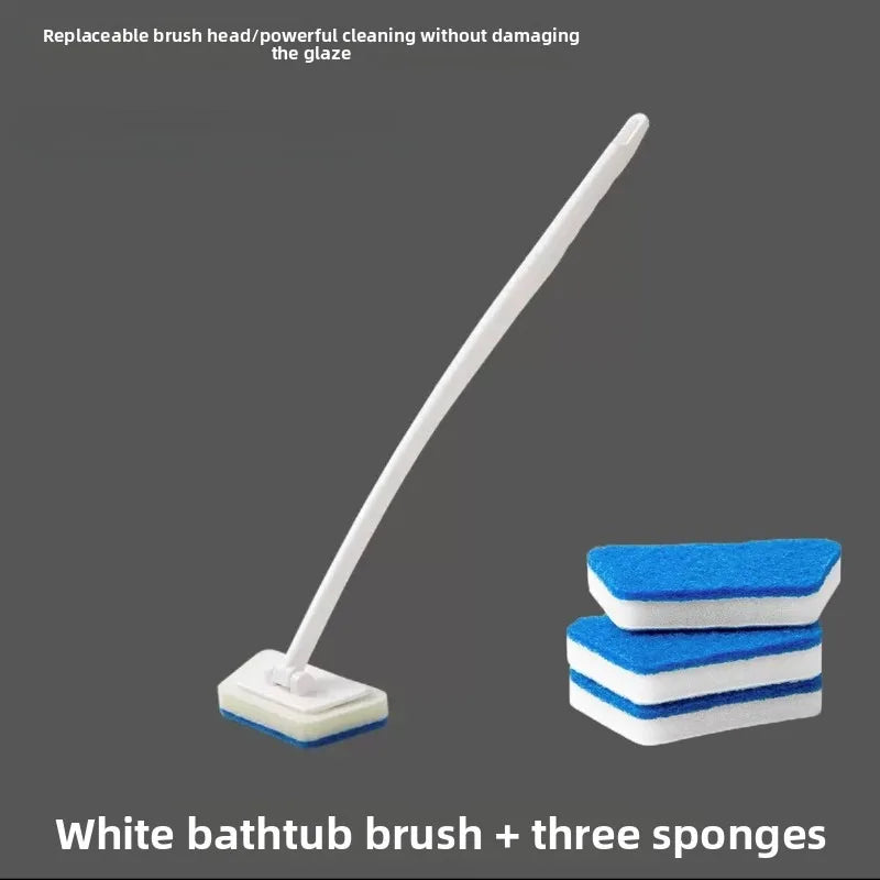 Multifunctional Wall Floor Cleaning Brush Portable Scrubber for Bathroom Kitchen Home