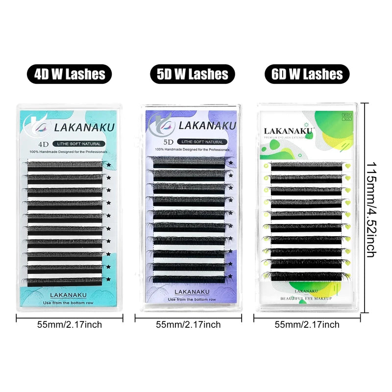 Volume Premade Eyelash Extensions - Y/YY/4D/5D/6D/7D/8D Fans, Flexible & Thick