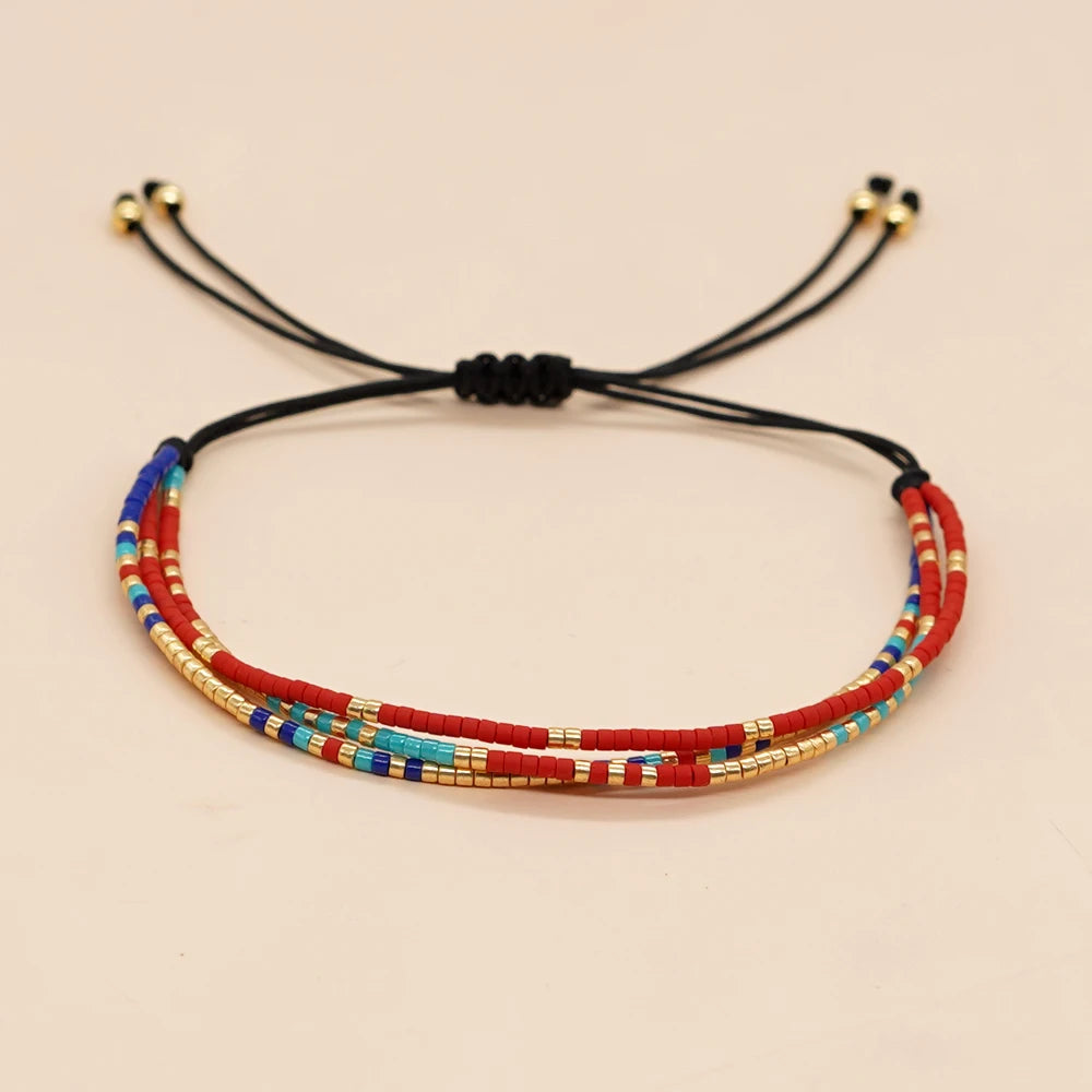 Beaded Miyuki Bracelet for Women - Handmade Fashion Jewelry Gift