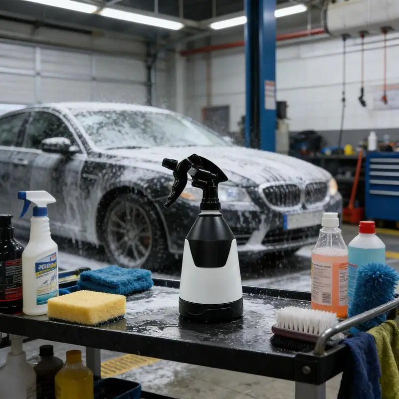 Large Capacity Leak-Free Spray Bottle with Fine Mist Trigger for Gardening and Car Wash
