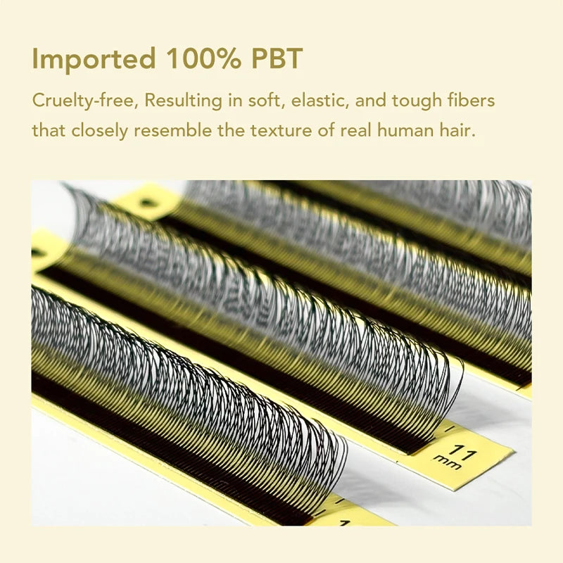 False Eyelash Extensions 2D Y Shaped Mink Lashes Premade Fans for Eye Makeup