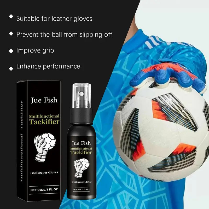 30ml Goalkeeper Gloves Grip Spray - Waterproof, Quick-Drying, Reusable